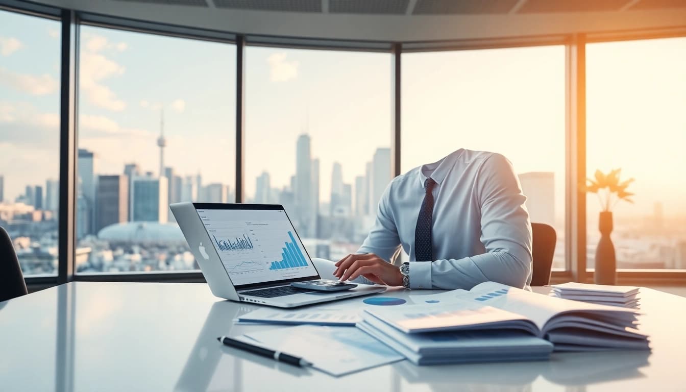 Understanding the basics of financial management with a chartered accountant in office.