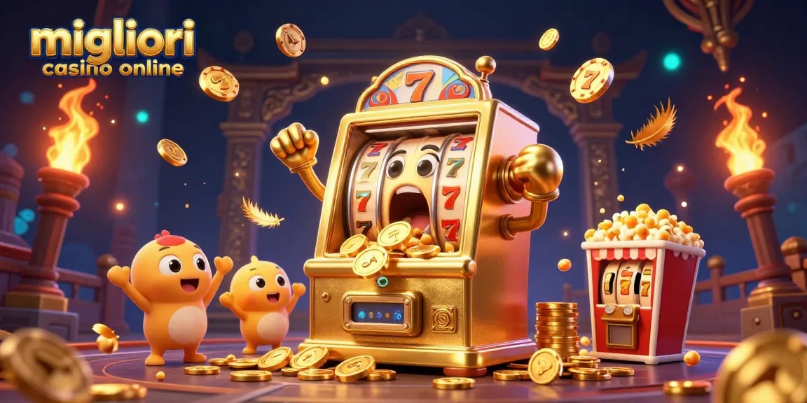 Giocando nei migliori casino online, un simbolico jackpot dalla slot d'oro porta emozione e divertimento.
