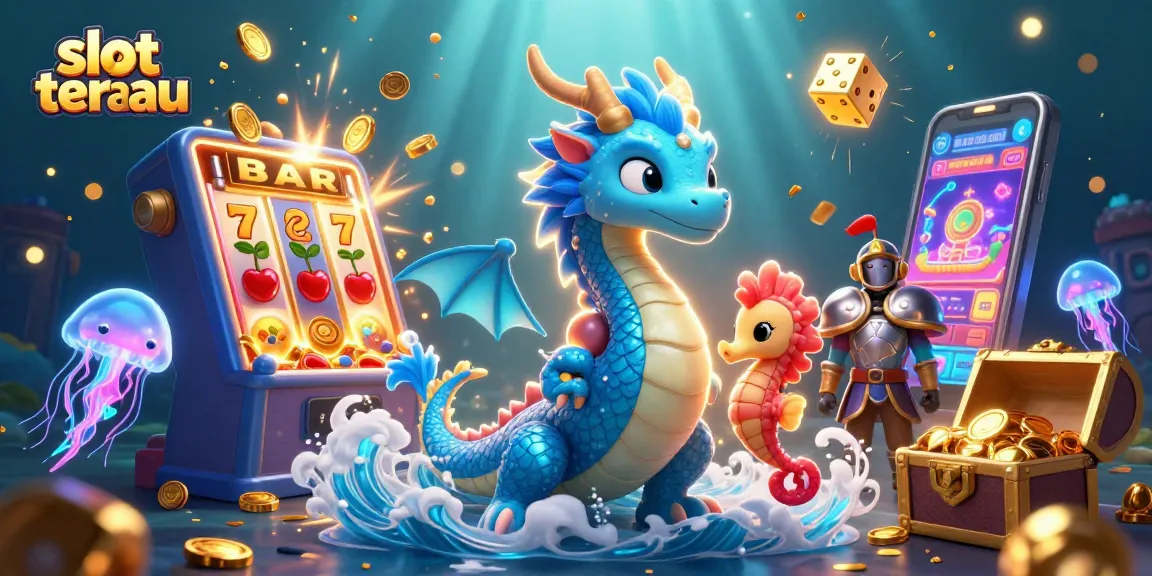 Experience enchanting slot terbaru action with a captivating underwater scene featuring vibrant characters and casino elements.