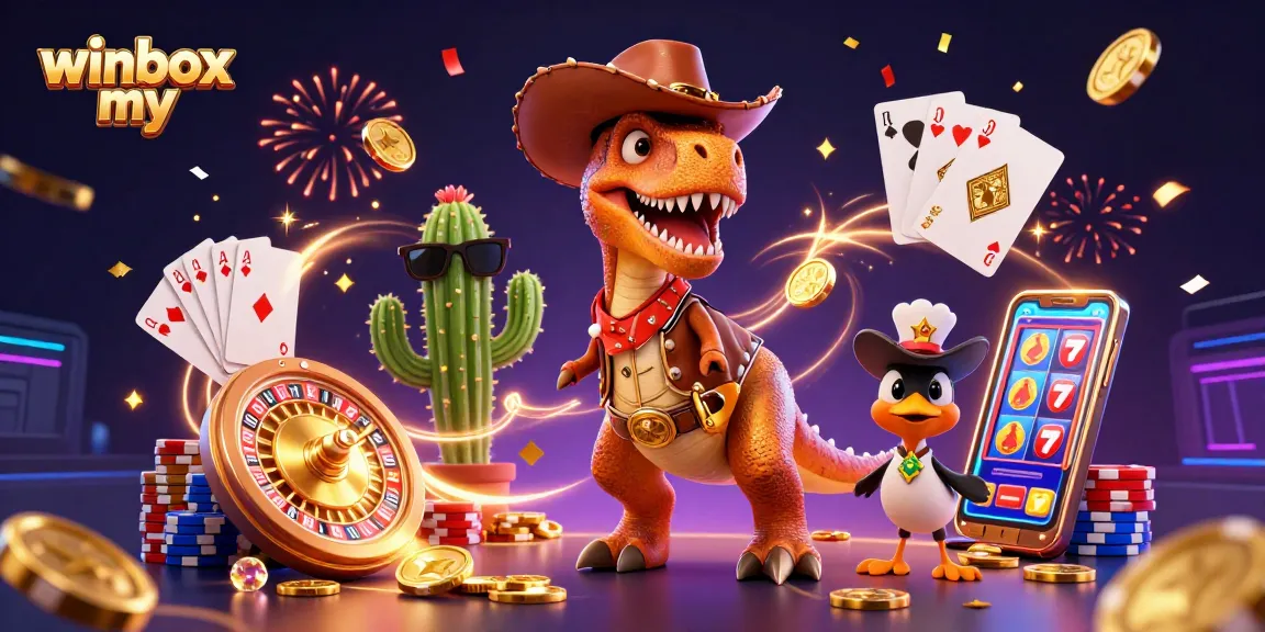 Experience winning at winbox my with vibrant casino action featuring fun characters and games.