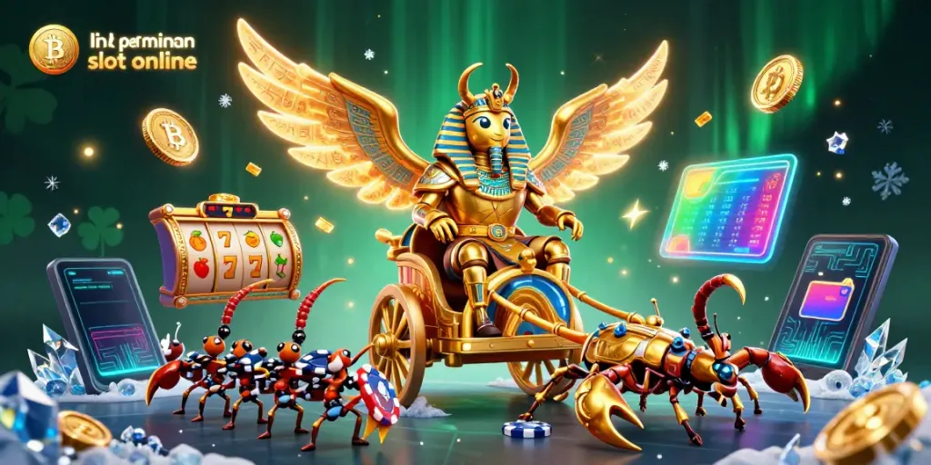 Mainkan link permainan slot online dengan karakter kartun menarik dan elemen kasino yang kaya.