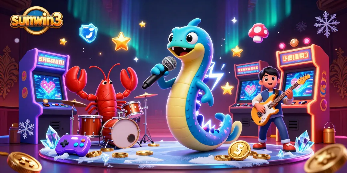 Experience thrilling gameplay diversity like sunwin3 at an underwater casino stage with 3D characters.