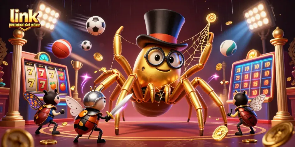 Menangkan permainan slot online dengan informasi dan simbol yang menonjol dalam gambar menarik.
