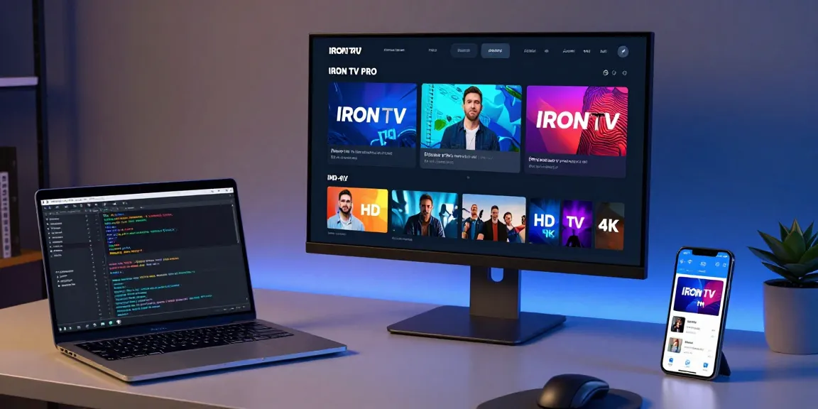 Iron tv pro - service IPTV premium avec qualité HD et 4K, offrant solution logicielle innovante.