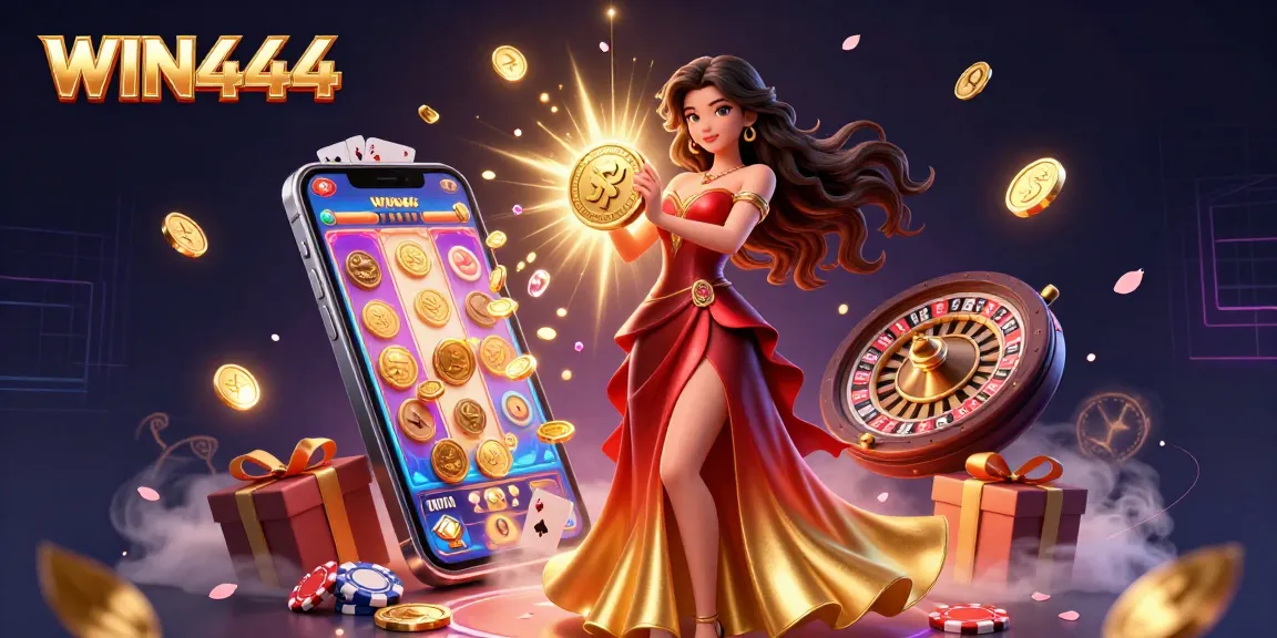 Experience the excitement of WIN444 as gamers win big with vibrant slot games and golden treasures.