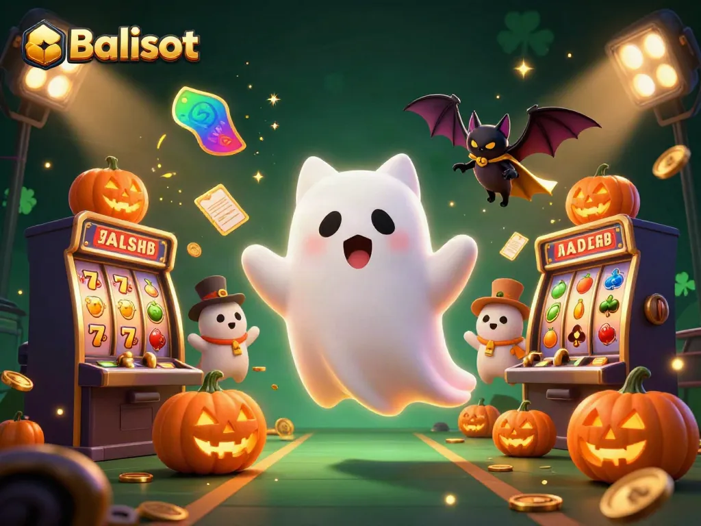 Experience thrilling gameplay at Balislot with interactive characters and vibrant casino elements.