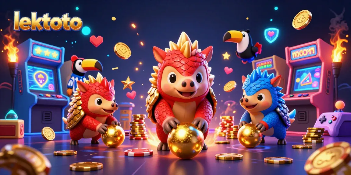 Engage with lektoto's thrilling casino experience featuring vibrant pangolins and dynamic game assets.