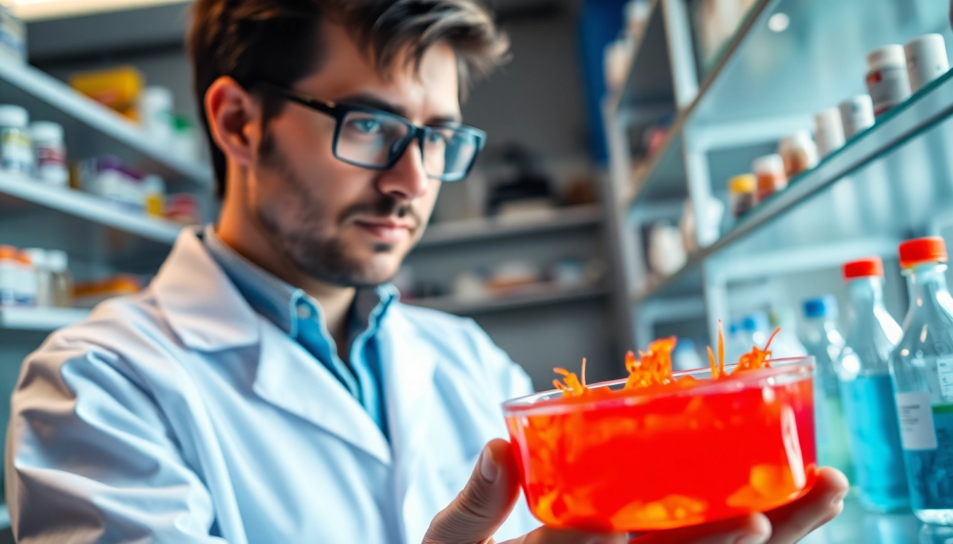 Showcasing the astaxanthin antioxidant power through scientific exploration of algae.